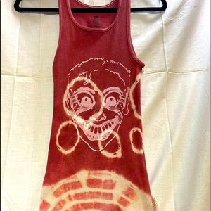 Dark Art Esoterica “Sus Imposter” tank top. Upcycled tank with original art
